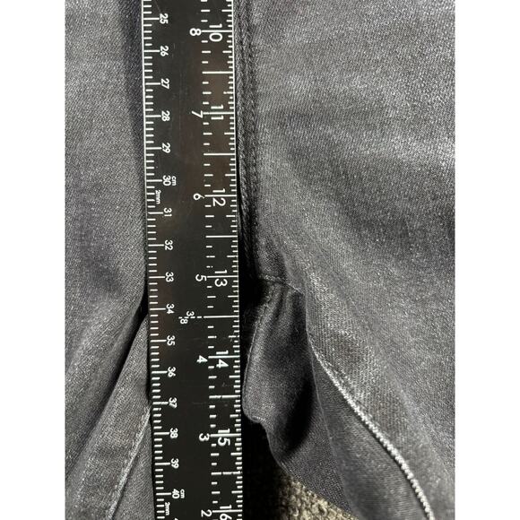 J. Crew Curvy Toothpick Denim Jeans Womens Size 34 Black Medium Wash High Rise - Picture 9 of 10